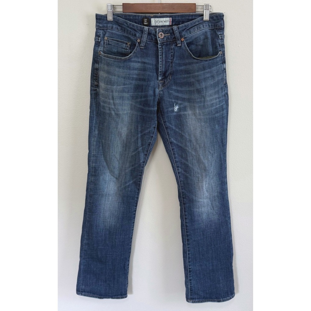 Departwest Nomad Boot CoolMax Stretch Jeans Men's 31x32 Dark Wash Straight Leg‎